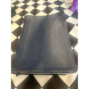 Zondervan NIV Study Bible Blue Bonded Leather Red Letter Edition 1985 read